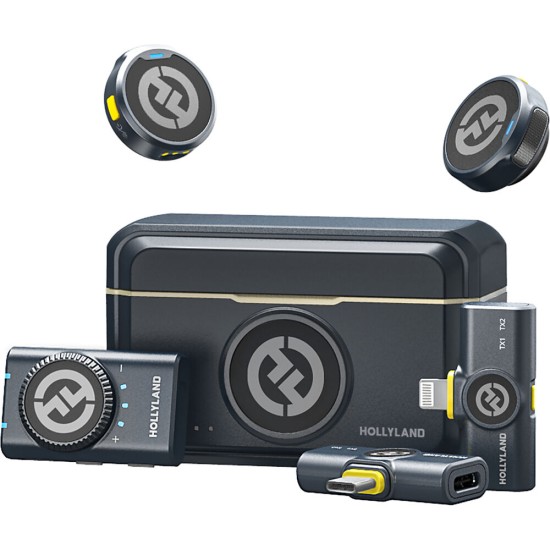 Hollyland LARK M2 Combo DUO 2-Person Wireless Microphone System Hollyland LARK M2 Combo DUO 2-Person Wireless Microphone System